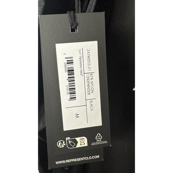 NWT Represent Team 247 Black Training Pant Mens Medium - Picture 4 of 4